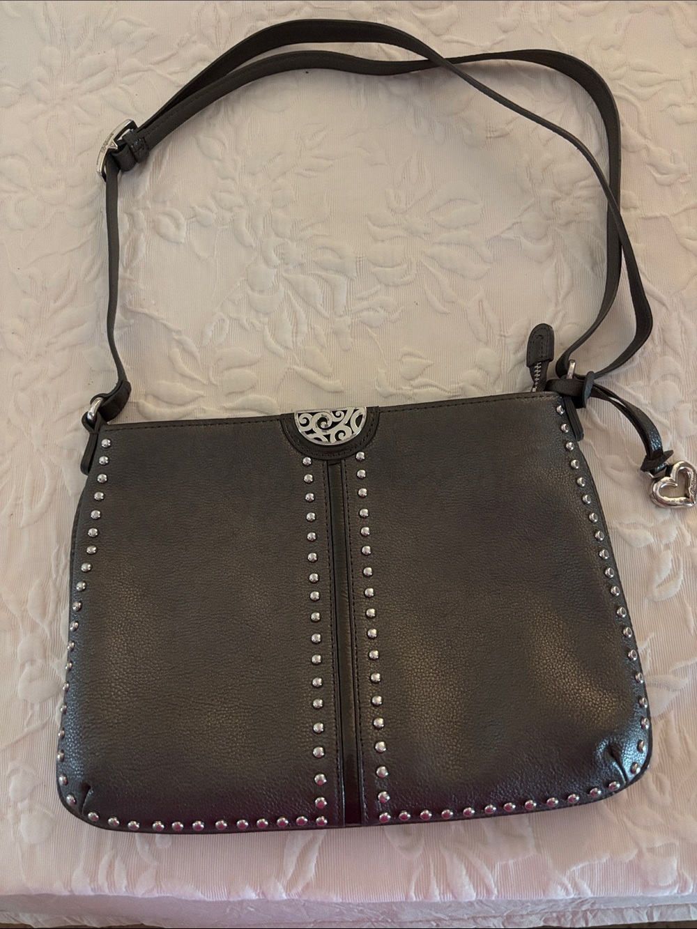 Brighton 12” x 9” leather bag
